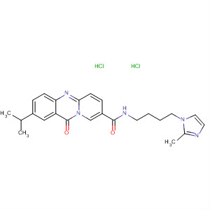 11H-Pyrido[2,1-b]quinazoline-8-carboxamide,2-(1-methylethyl)-N-[4-(2-methyl-1H-imidazol-1-yl)butyl]-11-oxo-,dihydrochloride