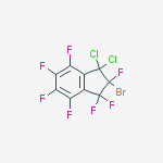 1H-Indene, 2-bromo-1,1-dichloro-2,3,3,4,5,6,7-heptafluoro-2,3-dihydro-