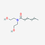 2,4-Hexadienamide, N,N-bis(2-hydroxyethyl)-, (E,E)-