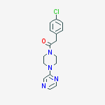 Piperazine, 1-[(4-chlorophenyl)acetyl]-4-pyrazinyl-