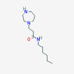 1H-1,4-Diazepine-1-propanamide, N-hexylhexahydro-