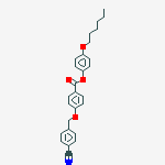 Benzoic acid, 4-[(4-cyanophenyl)methoxy]-, 4-(hexyloxy)phenyl ester