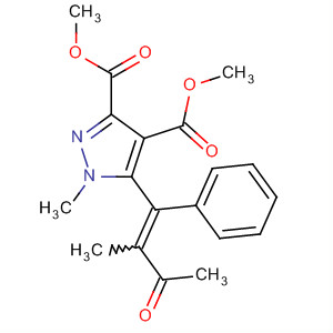 1H-Pyrazole-3,4-dicarboxylic acid,1-methyl-5-(2-methyl-3-oxo-1-phenyl-1-butenyl)-, dimethyl ester, (Z)-