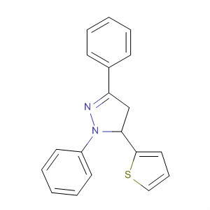 1H-Pyrazole, 4,5-dihydro-1,3-diphenyl-5-(thienyl)-