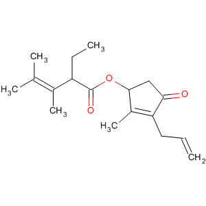 3-Pentenoic acid, 2-ethyl-3,4-dimethyl-,2-methyl-4-oxo-3-(2-propenyl)-2-cyclopenten-1-yl ester