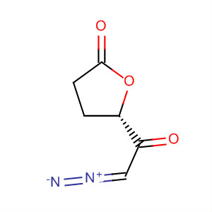 2(3H)-Furanone, 5-(diazoacetyl)dihydro-, (S)-