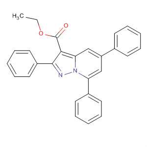 Pyrazolo[1,5-a]pyridine-3-carboxylic acid, 2,5,7-triphenyl-, ethyl ester
