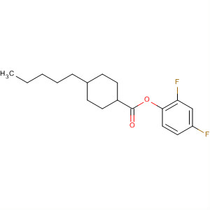 Cyclohexanecarboxylic acid, 4-pentyl-, 2,4-difluorophenyl ester, trans-