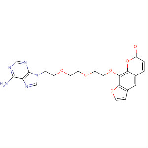 7H-Furo[3,2-g][1]benzopyran-7-one,9-[2-[2-[2-(6-amino-9H-purin-9-yl)ethoxy]ethoxy]ethoxy]-