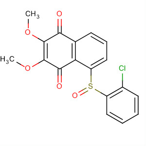 1,4-Naphthalenedione, 5-[(2-chlorophenyl)sulfinyl]-2,3-dimethoxy-