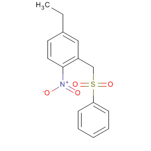 Benzene, 4-ethyl-1-nitro-2-[(phenylsulfonyl)methyl]-