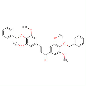 2-Propen-1-one, 1,3-bis[3,5-dimethoxy-4-(phenylmethoxy)phenyl]-
