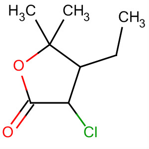 2(3H)-Furanone, 3-chloro-4-ethyldihydro-5,5-dimethyl-