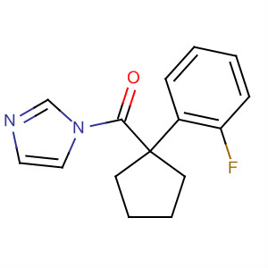 1H-Imidazole, 1-[[1-(2-fluorophenyl)cyclopentyl]carbonyl]-