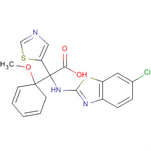 5-Thiazoleacetic acid,2-[(6-chloro-2-benzothiazolyl)amino]-4-(4-methoxyphenyl)-