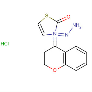 2(3H)-Thiazolone, (2,3-dihydro-4H-1-benzopyran-4-ylidene)hydrazone,monohydrochloride