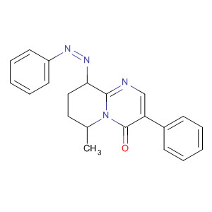 4H-Pyrido[1,2-a]pyrimidin-4-one,6,7,8,9-tetrahydro-6-methyl-3-phenyl-9-(phenylazo)-, (Z)-