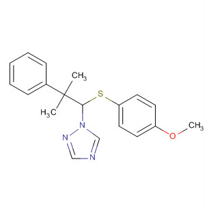 1H-1,2,4-Triazole,1-[1-[(4-methoxyphenyl)thio]-2-methyl-2-phenylpropyl]-