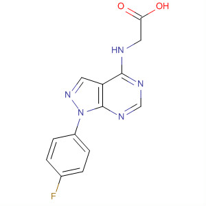 Glycine, N-[1-(4-fluorophenyl)-1H-pyrazolo[3,4-d]pyrimidin-4-yl]-