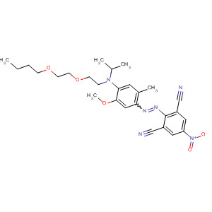1,3-Benzenedicarbonitrile,2-[[4-[[2-(2-butoxyethoxy)ethyl](1-methylethyl)amino]-5-methoxy-2-methylphenyl]azo]-5-nitro-