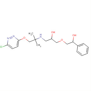 Benzeneethanol,2-[3-[[2-[(6-chloro-3-pyridazinyl)oxy]-1,1-dimethylethyl]amino]-2-hydroxypropoxy]-