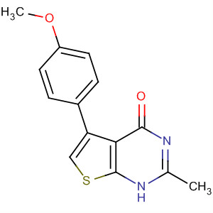 Thieno[2,3-d]pyrimidin-4(1H)-one, 5-(4-methoxyphenyl)-2-methyl-