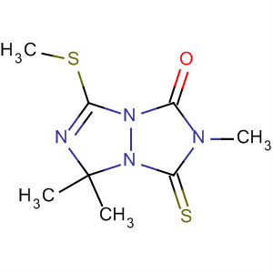 1H,5H-[1,2,4]Triazolo[1,2-a][1,2,4]triazol-1-one,2,3-dihydro-2,5,5-trimethyl-7-(methylthio)-3-thioxo-