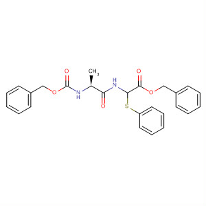 Glycine, N-[N-[(phenylmethoxy)carbonyl]-L-alanyl]-2-(phenylthio)-,phenylmethyl ester, (R)-