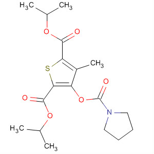2,5-Thiophenedicarboxylic acid,3-methyl-4-[(1-pyrrolidinylcarbonyl)oxy]-, bis(1-methylethyl) ester