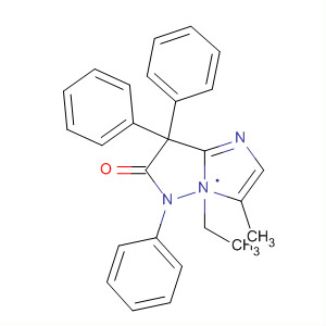 1H-Imidazo[1,2-b]pyrazol-2(3H)-one, 7-ethyl-6-methyl-1,3,3-triphenyl-
