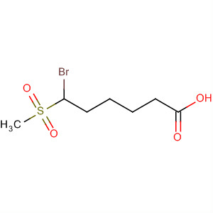 Hexanoic acid, 6-bromo-6-(methylsulfonyl)-