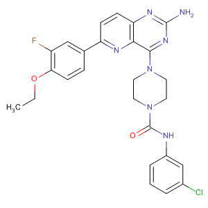 1-Piperazinecarboxamide,4-[2-amino-6-(4-ethoxy-3-fluorophenyl)pyrido[3,2-d]pyrimidin-4-yl]-N-(3-chlorophenyl)-