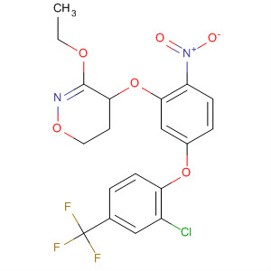 4H-1,2-Oxazine,4-[5-[2-chloro-4-(trifluoromethyl)phenoxy]-2-nitrophenoxy]-3-ethoxy-5,6-dihydro-