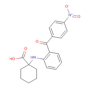 Cyclohexanecarboxylic acid, 1-[(4-nitrobenzoyl)phenylamino]-