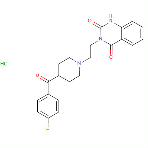 2,4(1H,3H)-Quinazolinedione,3-[2-[4-(4-fluorobenzoyl)-1-piperidinyl]ethyl]-, monohydrochloride