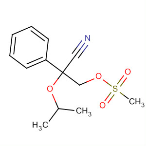 Benzeneacetonitrile, a-(1-methylethoxy)-a-[[(methylsulfonyl)oxy]methyl]-
