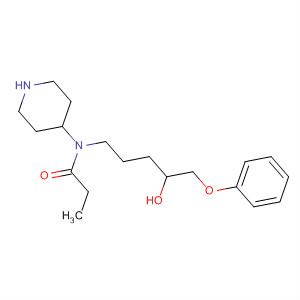 4-Piperidinamine, N-(4-hydroxy-5-phenoxypentyl)-1-(1-oxopropyl)-
