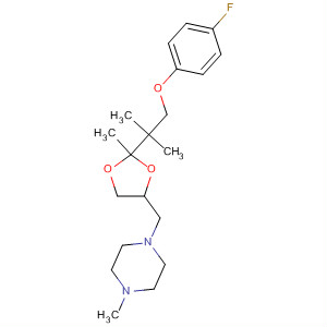 Piperazine,1-[[2-[2-(4-fluorophenoxy)-1,1-dimethylethyl]-2-methyl-1,3-dioxolan-4-yl]methyl]-4-methyl-