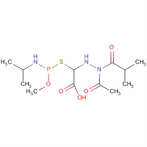 Acetic acid, [[methoxy[(1-methylethyl)amino]phosphinyl]thio]-,2-acetyl-1-(1-methylethyl)hydrazide