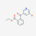 3-BROMO-5-(2-ETHOXYCARBONYLBENZOYL)PYRIDINE