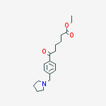 ETHYL 6-OXO-6-[(4-PYRROLIDINOMTHYL)PHENYL]HEXANOATE