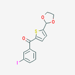 5-(1,3-DIOXOLAN-2-YL)-2-(3-IODOBENZOYL)THIOPHENE