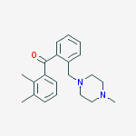 2,3-DIMETHYL-2-(4-METHYLPIPERAZINOMETHYL) BENZOPHENONE