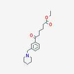 ETHYL 6-OXO-6-[3-(PIPERIDINOMETHYL)PHENYL]HEXANOATE