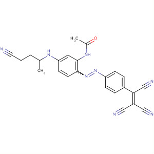Acetamide,N-[5-[(2-cyanoethyl)ethylamino]-2-[[4-(tricyanoethenyl)phenyl]azo]phenyl]-