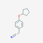 2-[4-(Cyclopentyloxy)phenyl]acetonitrile