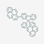 Pyrene, 1,1'-(9-phenyl-9H-fluorene-2,9-diyl)bis-