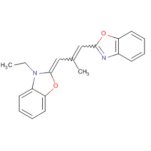 Benzoxazole,2-[3-(2-benzoxazolyl)-2-methyl-2-propenylidene]-3-ethyl-2,3-dihydro-