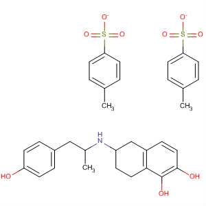 1,2-Naphthalenediol,5,6,7,8-tetrahydro-6-[[2-(4-hydroxyphenyl)-1-methylethyl]amino]-,1,2-bis(4-methylbenzenesulfonate)
