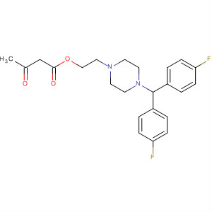 Butanoic acid, 3-oxo-,2-[4-[bis(4-fluorophenyl)methyl]-1-piperazinyl]ethyl ester